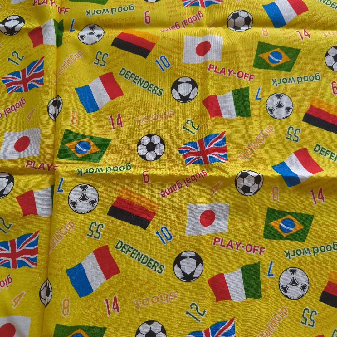生地 はぎれ ハンドメイド オリンピック サッカー 柄 国旗 画像8