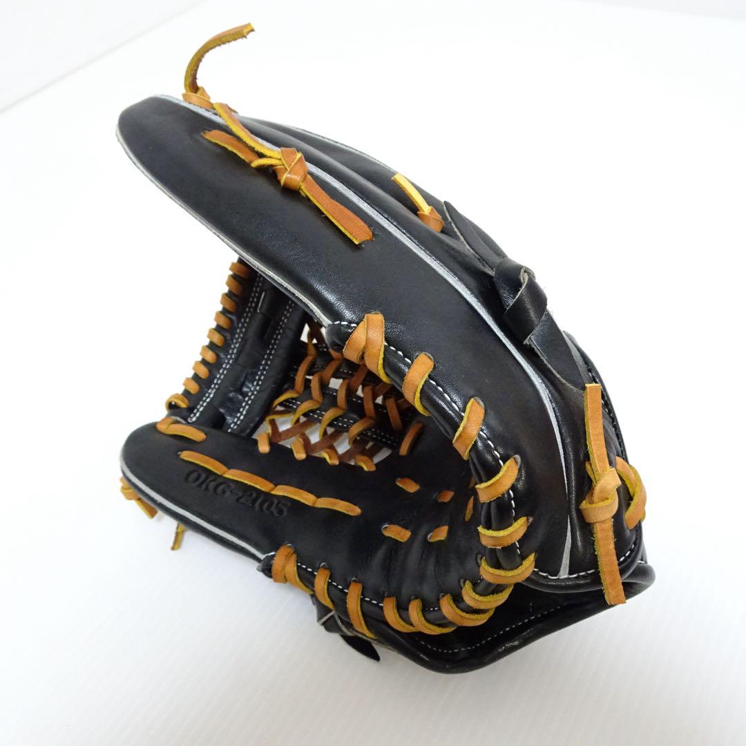 【極美品】ハイゴールド 己極 軟式グローブ 三塁手 オールラウンド用 ブラック