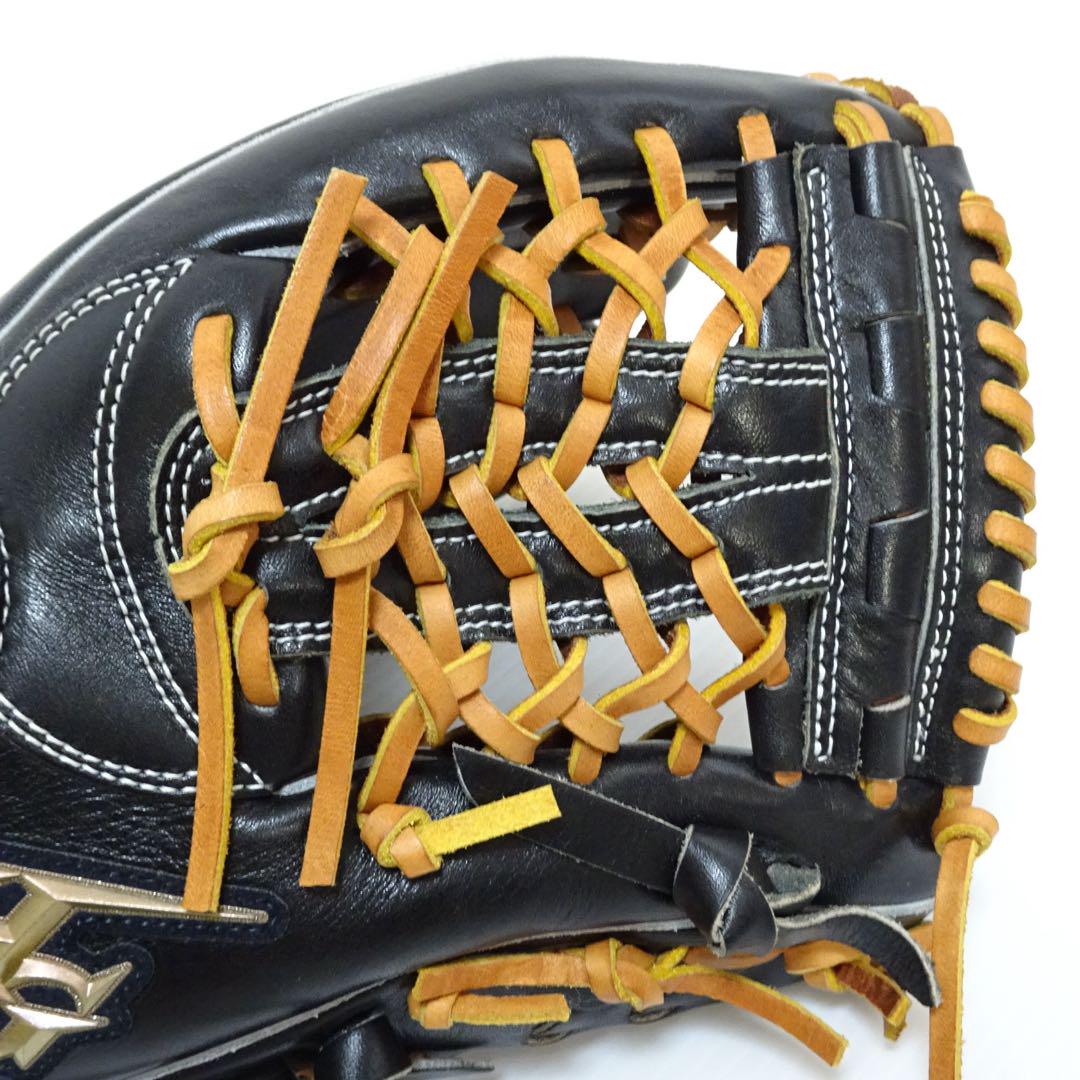 【極美品】ハイゴールド 己極 軟式グローブ 三塁手 オールラウンド用 ブラック