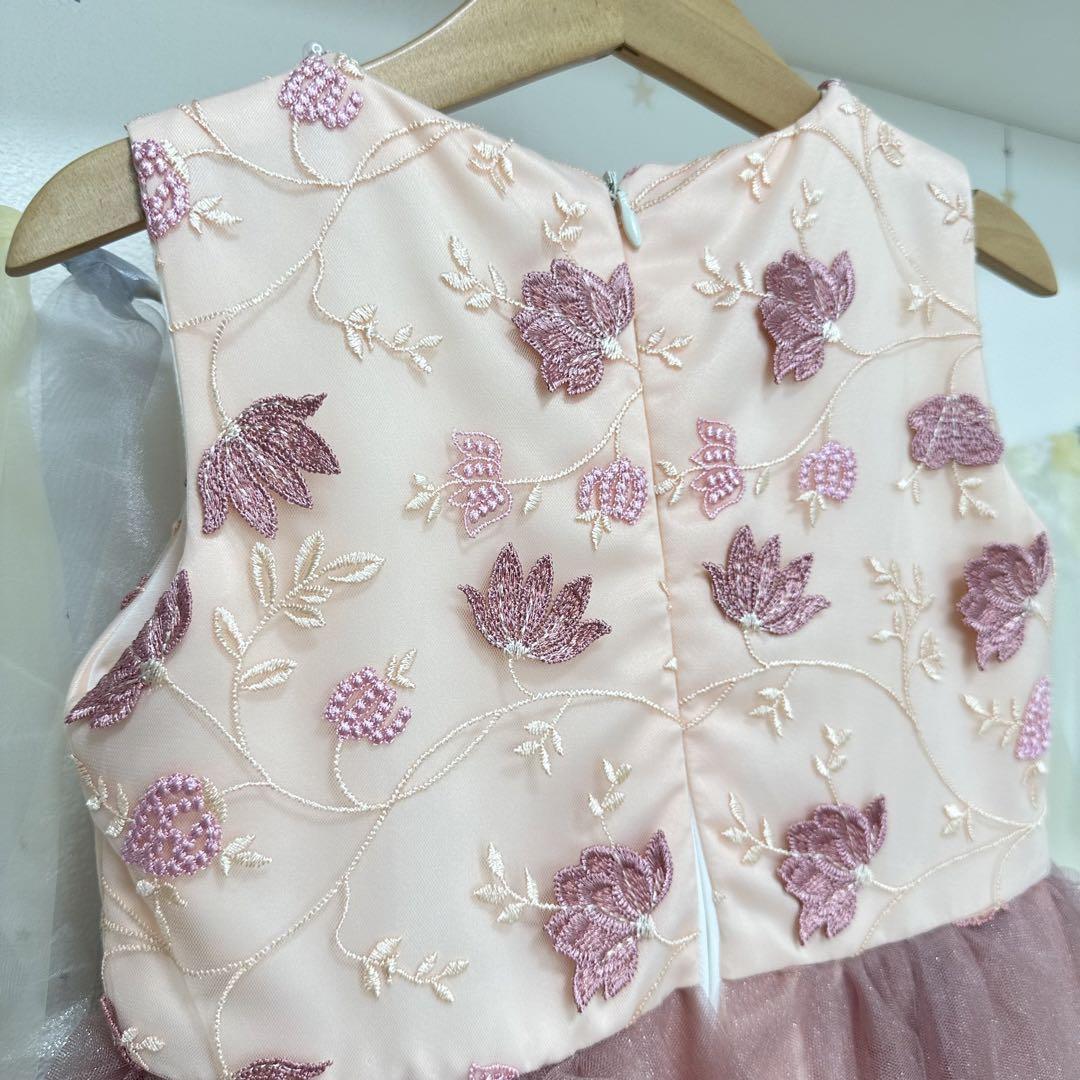 【美品】DRESCCO メープルローズ刺繍ドレス
