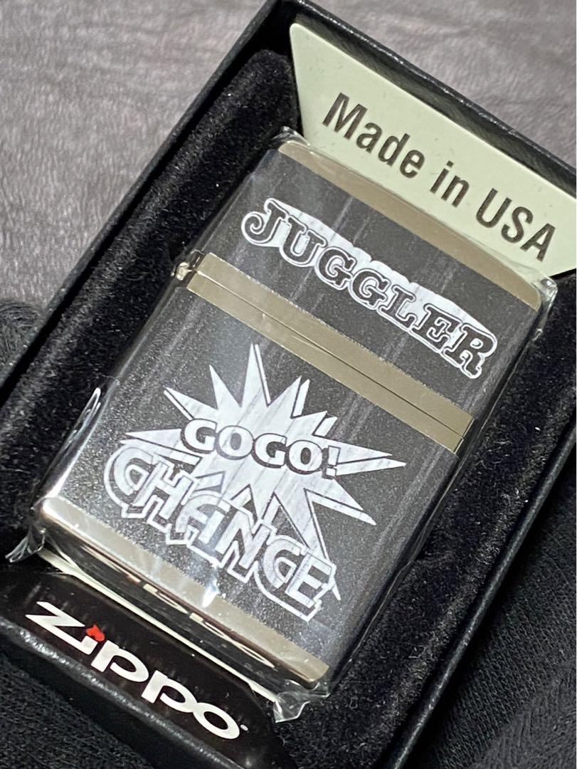 楽天 送料無料にならない 黒 ジャグラー zippo 白 2022年製 希少モデル 特殊加工 ウッド調 パチンコ+パチスロ
