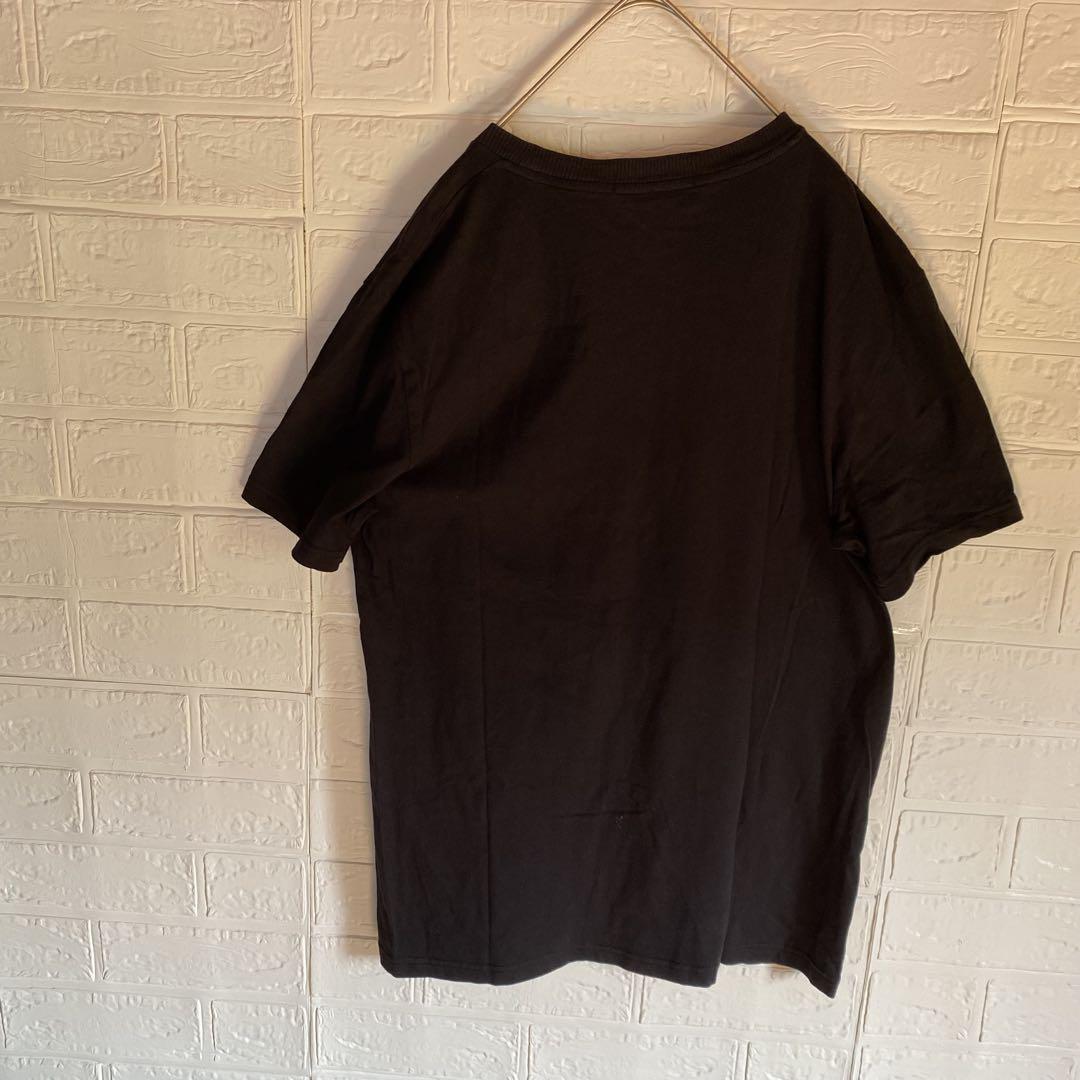 フレッドペリー　刺繍ロゴTシャツ ブラック