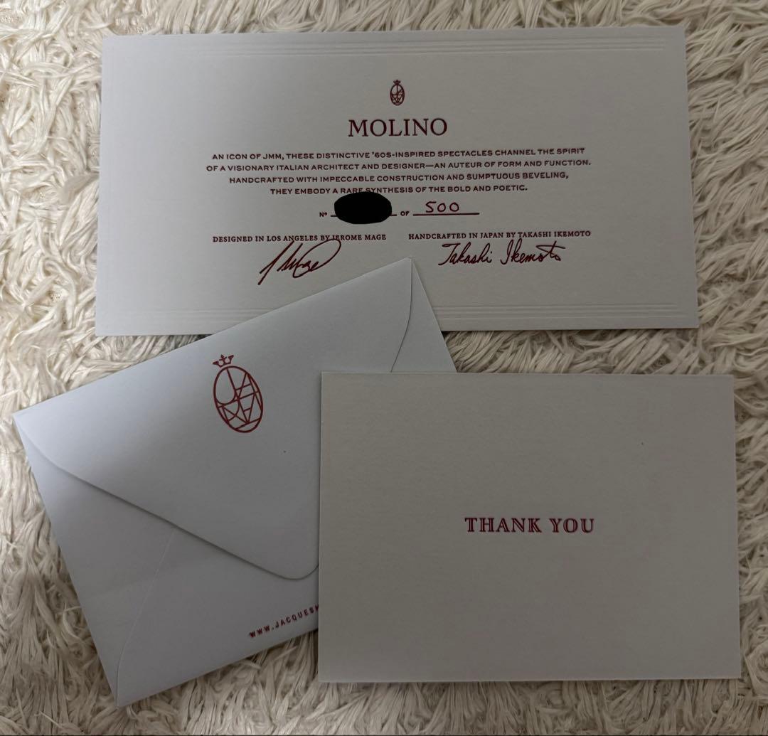 【未使用】Jacques Marie Mage MOLINO Noir 11 【未使用】Jacques Marie Mage MOLINO Noir 11