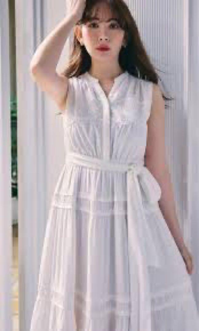 ワンピース Her lip to Scala Lace-Trimmed Dress