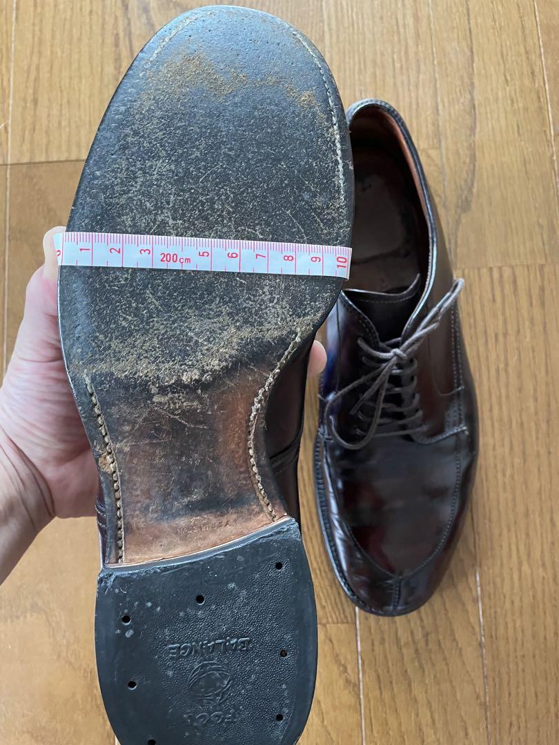 Alden オールデン Vチップ バーガンディ 7D 54321