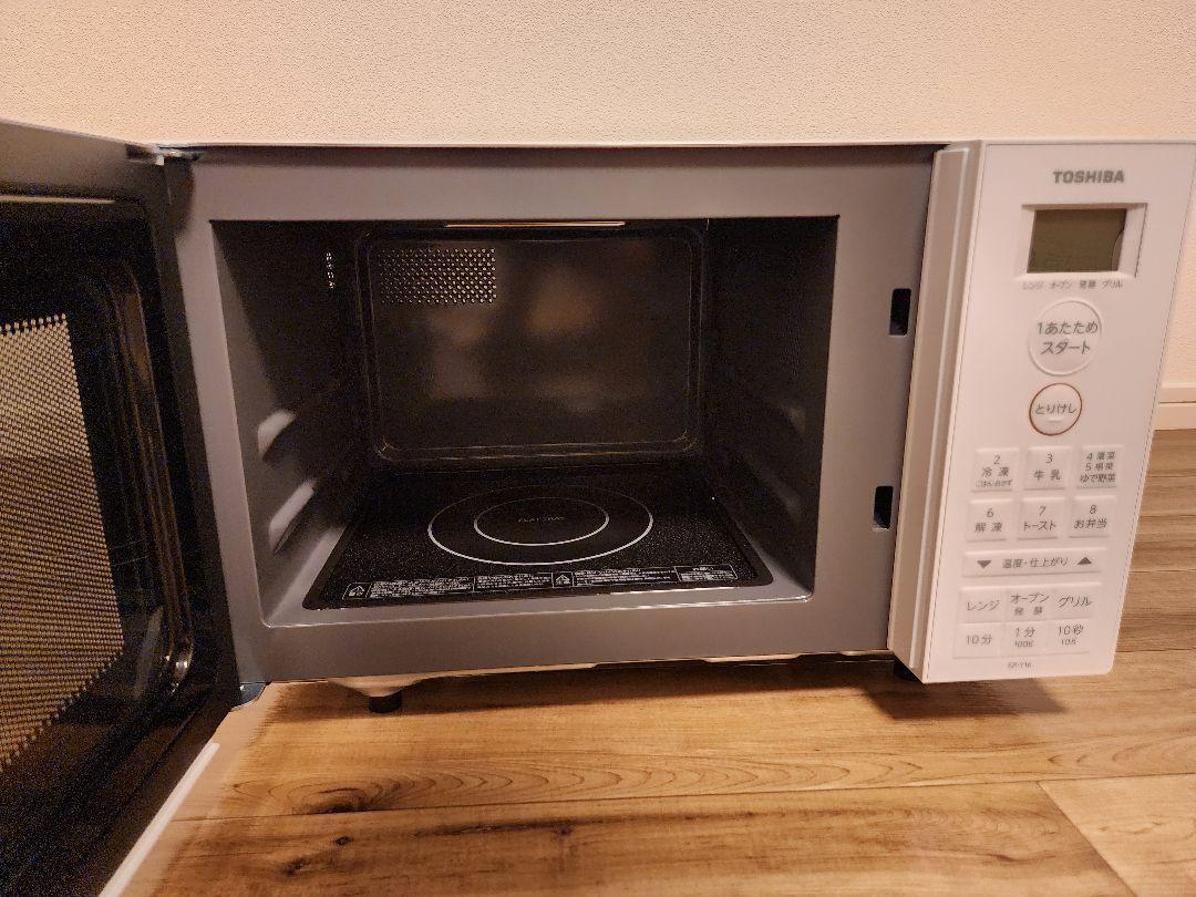【新古品】TOSHIBA オーブンレンジ ホワイト ER-Y16W