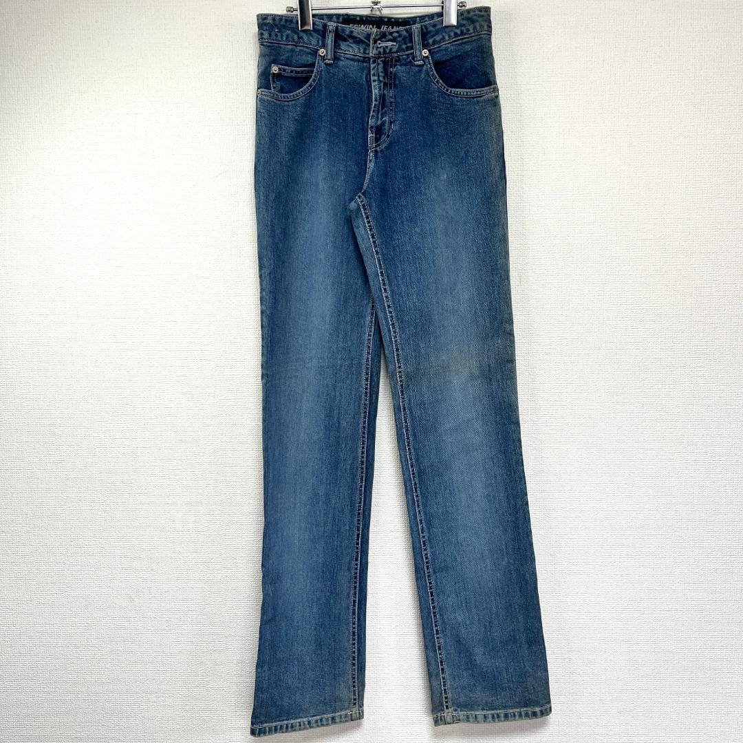 EDWIN JEANS ストレートデニム ブルー 26 S ライトブルー