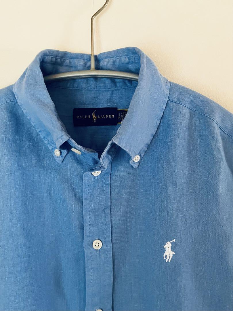 ラルフローレン　Ralph Lauren 麻シャツ　リネンシャツ