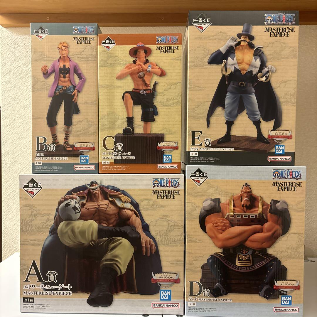 ワンピース フィギュアオヤジと息子たち ABCDEラストワンセット