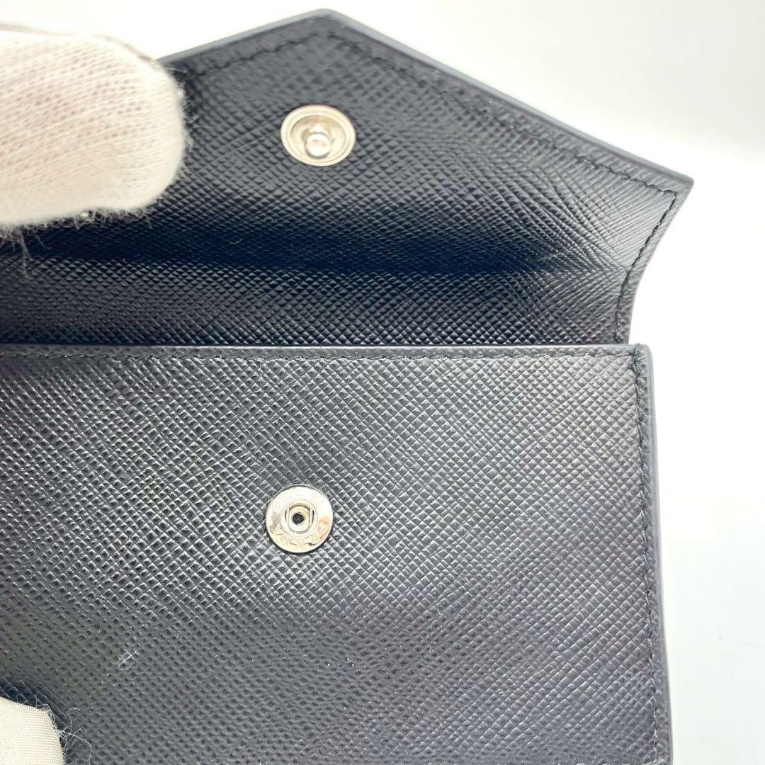 プラダ　ショルダーバッグ　ミニバッグ　ポシェット　RFID認証　ブラック