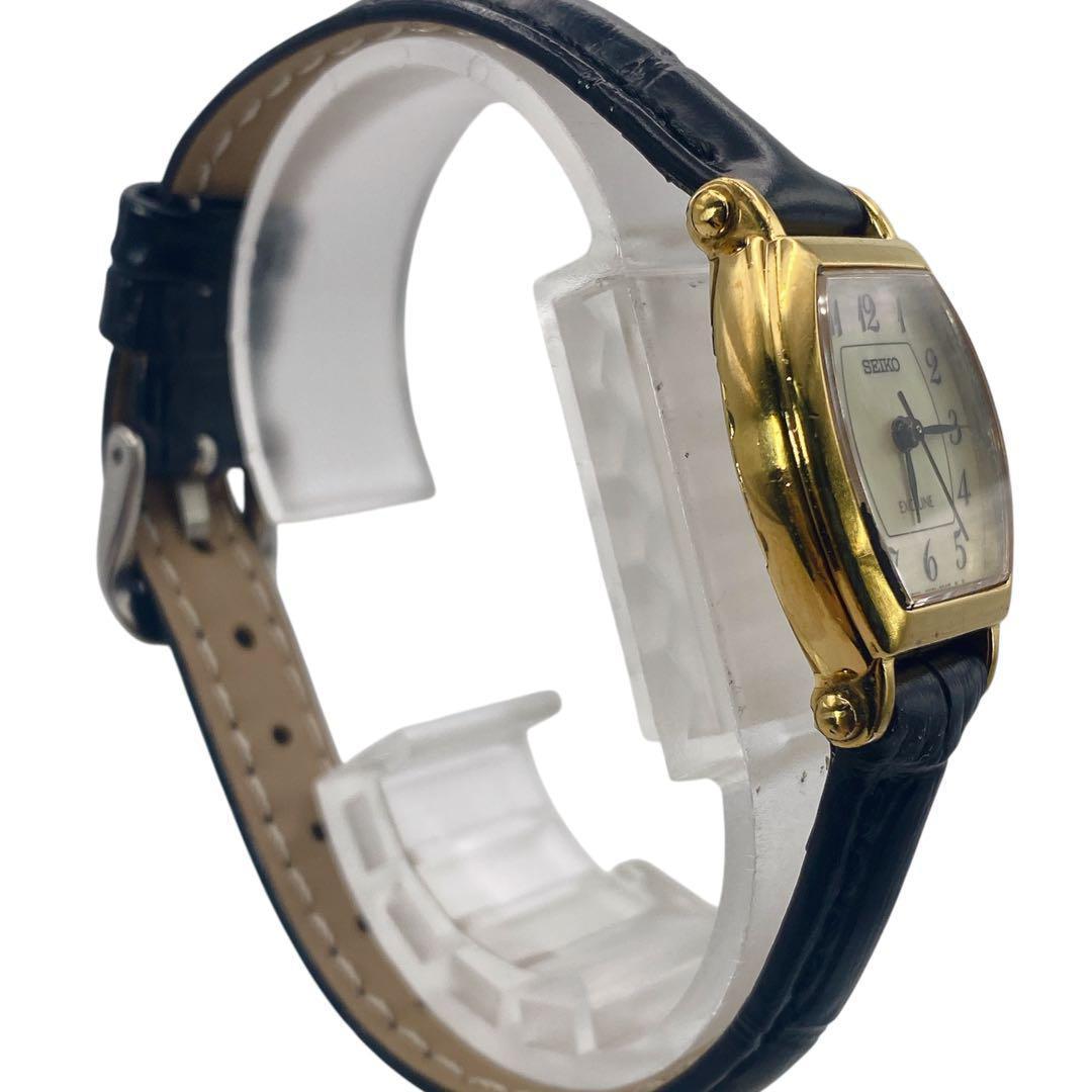 SEIKO エクセリーヌ ゴールド シェル文字盤 レディース腕時計 1047