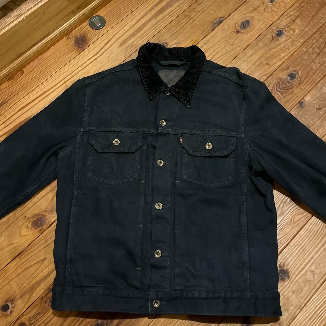 リーバイストラッカージャケット セカンドタイプ ブラックL・Levi's