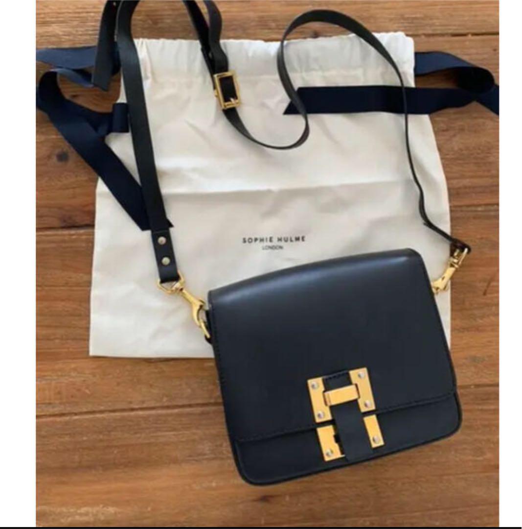 ◯SOPHIE HULEM◯ ミニショルダーバッグ 黒 ◯SOPHIE HULEM◯ ミニショルダーバッグ 黒