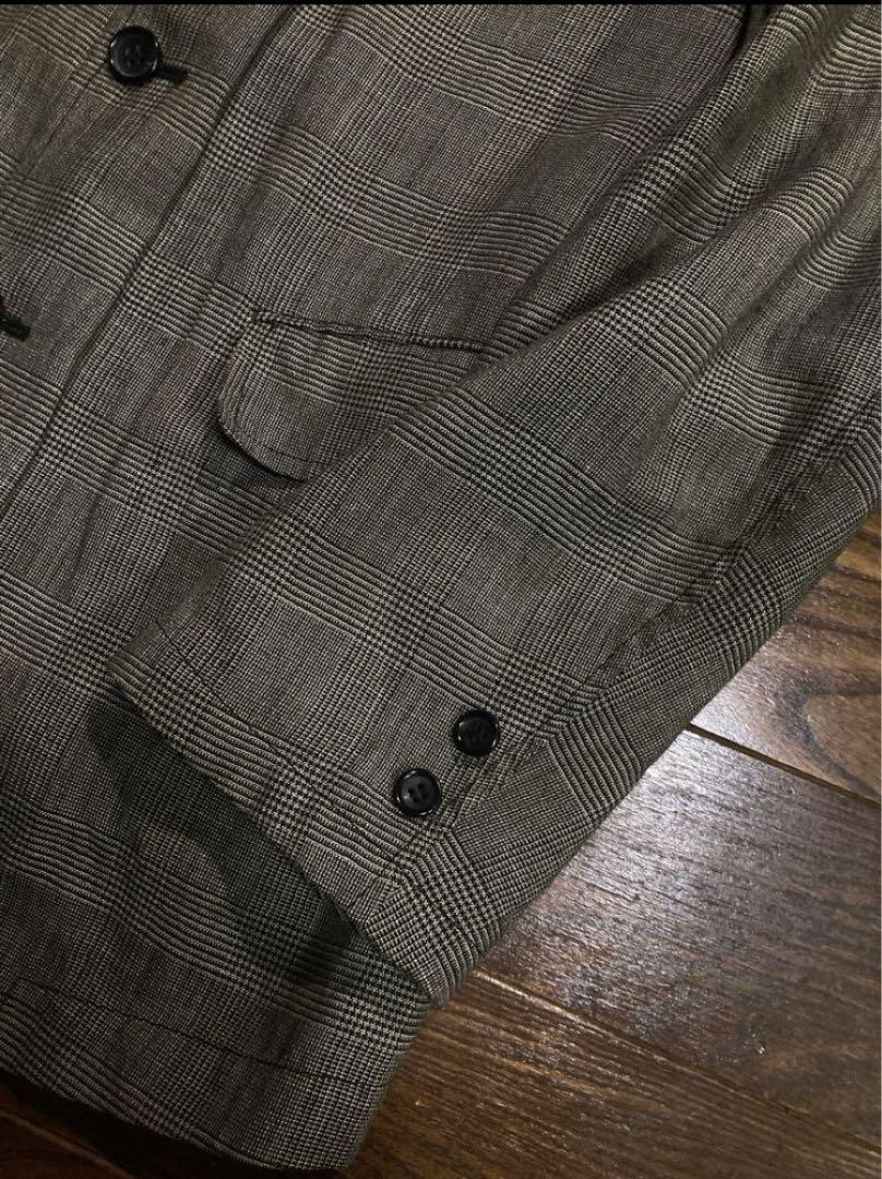 SEVENBYSEVEN グレンチェックリネンジャケット、パンツ