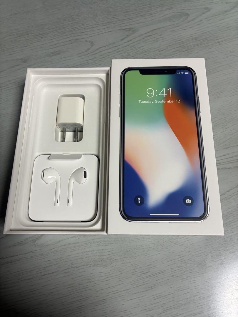 iPhone X 液晶一部不良、付属品イヤホン、ケース等 iPhone X 液晶一部不良、付属品イヤホン、ケース等
