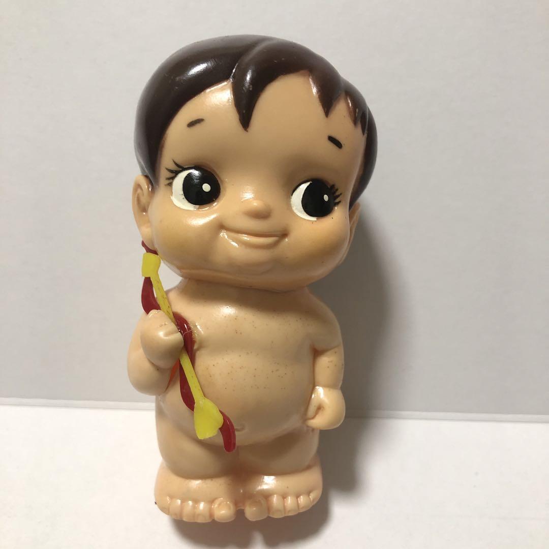 昭和レトロ　常陽銀行　天使　ソフビ　貯金箱　非売品　ノベルティ品