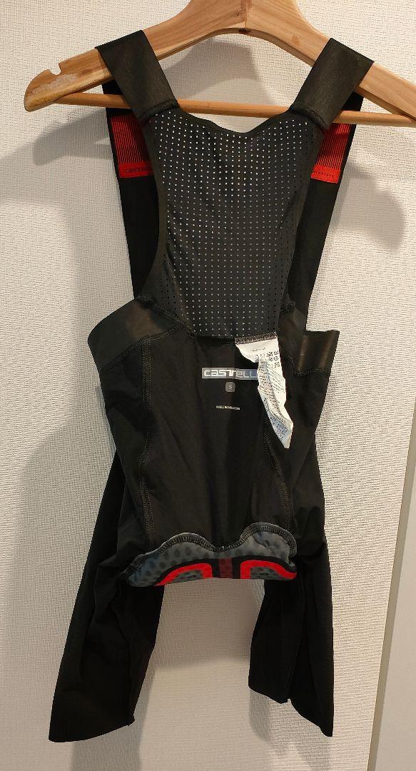 未着用 カステリ プレミオブラック ビブショーツ Sサイズ メンズ CASTELLI ( カステリ ) ビブショーツ PREMIO BLACK BIBSHORT