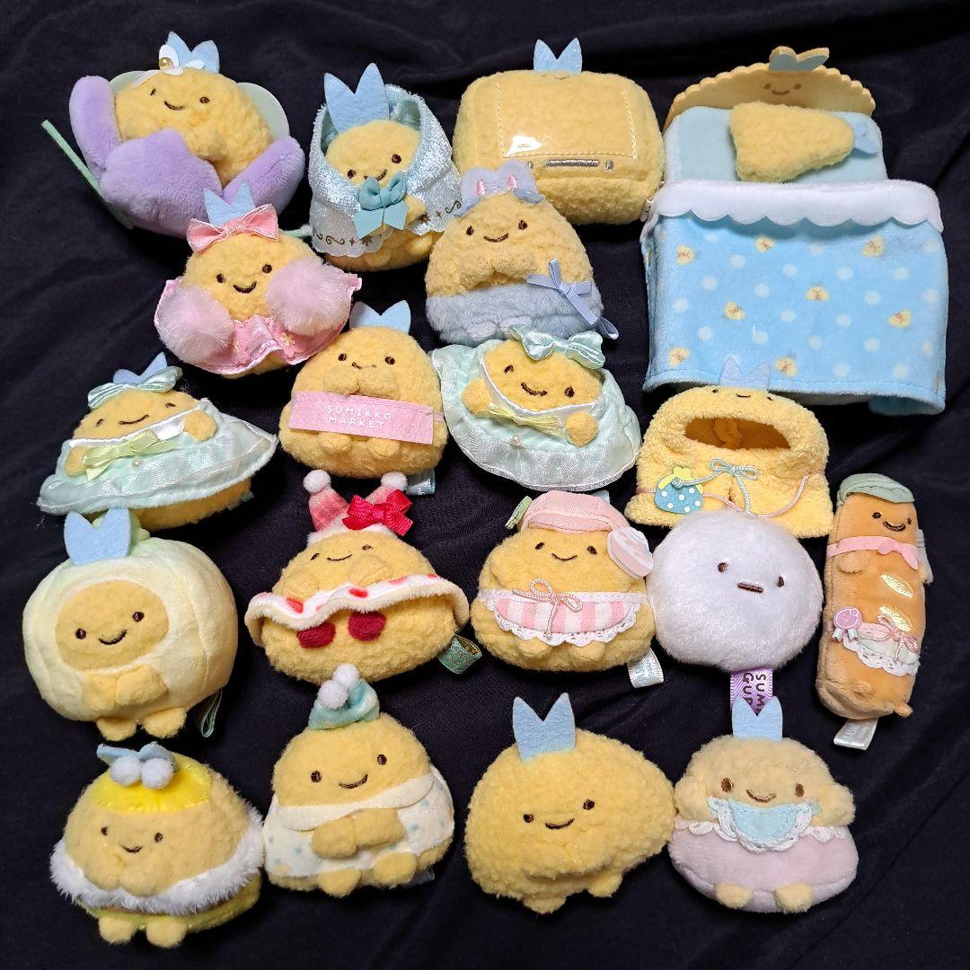 あじふらいのしっぽ☆てのりぬいぐるみ大量セット☆ベビー☆クリスマス☆みつばち