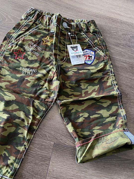 ミキハウス ダブルB 迷彩 カモフラ パンツ 半ズボン