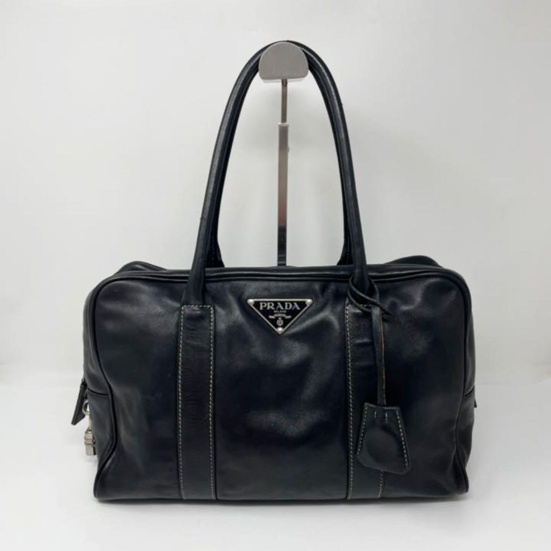 13420円 【本物新品保証】 ltami様PRADA プラダ トートバッグ ハンドバッグ ナッパレザー 正規品