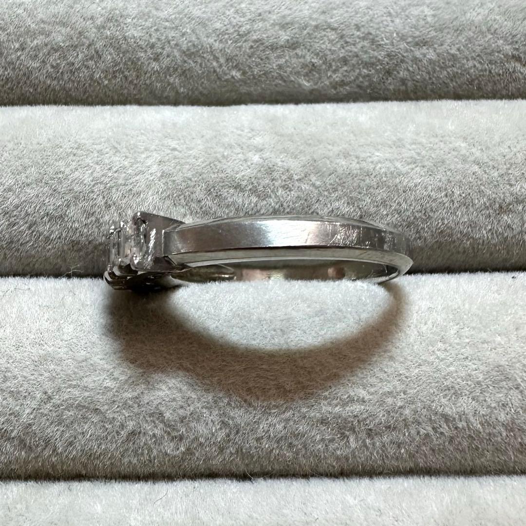 照り良好　美品　プラチナPT PM 850900天然ダイヤモンドリング　約5g