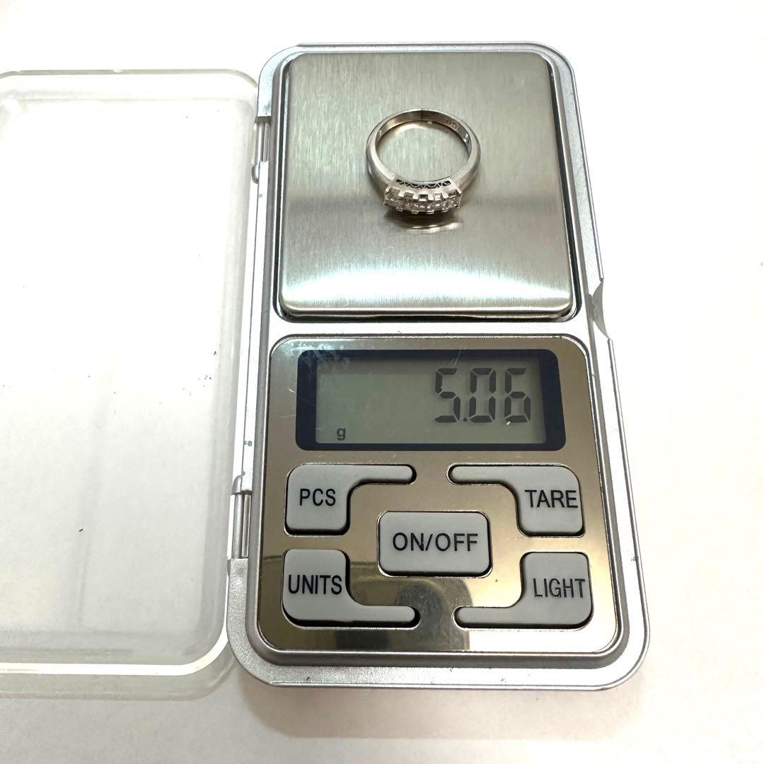 照り良好　美品　プラチナPT PM 850900天然ダイヤモンドリング　約5g