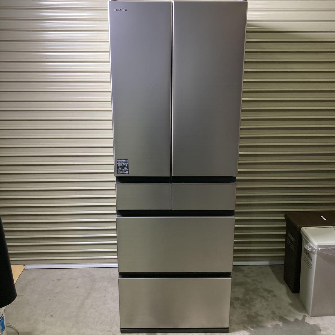 HITACHI 冷蔵庫 475L 6ドア 観音開き R-H48R 冷凍冷蔵 日立 日立 HITACHI 冷蔵庫 Hタイプ 6ドア フレンチドア(観音開き