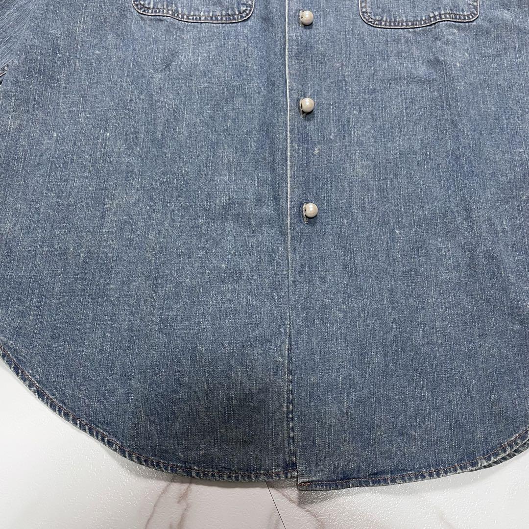 新品タグ付✨マディソンブルー ハンプトンパールデニムシャツ 刺繍 伊勢丹限定