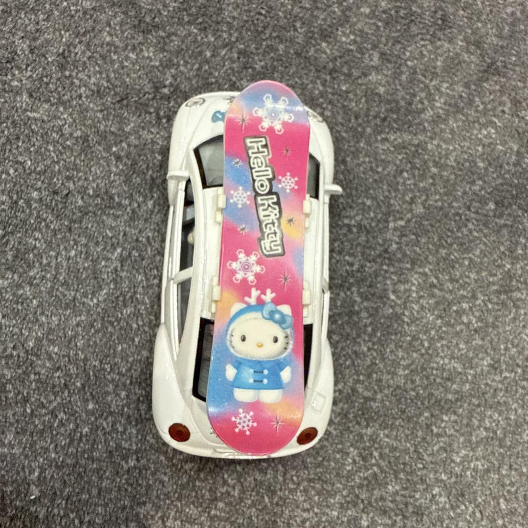 ハローキティ ミニカー ファニービートル ハイビスカス ハワイアン