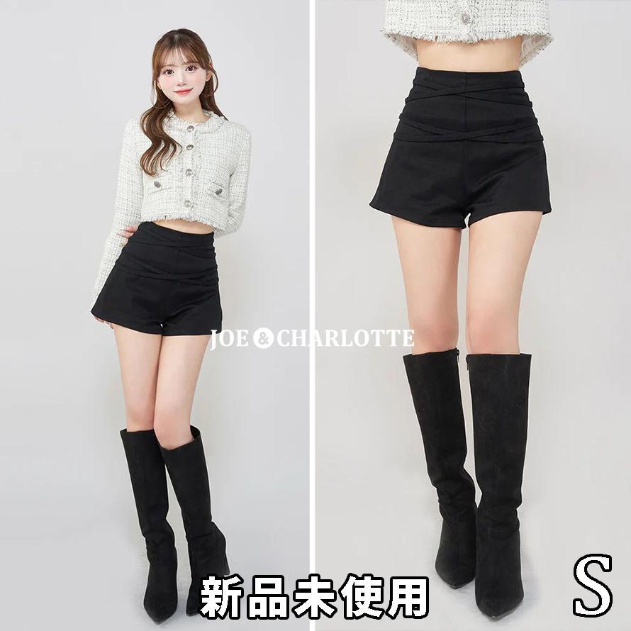 ダーリッチ darich ダブルクロスベルトショートパンツ BLK S