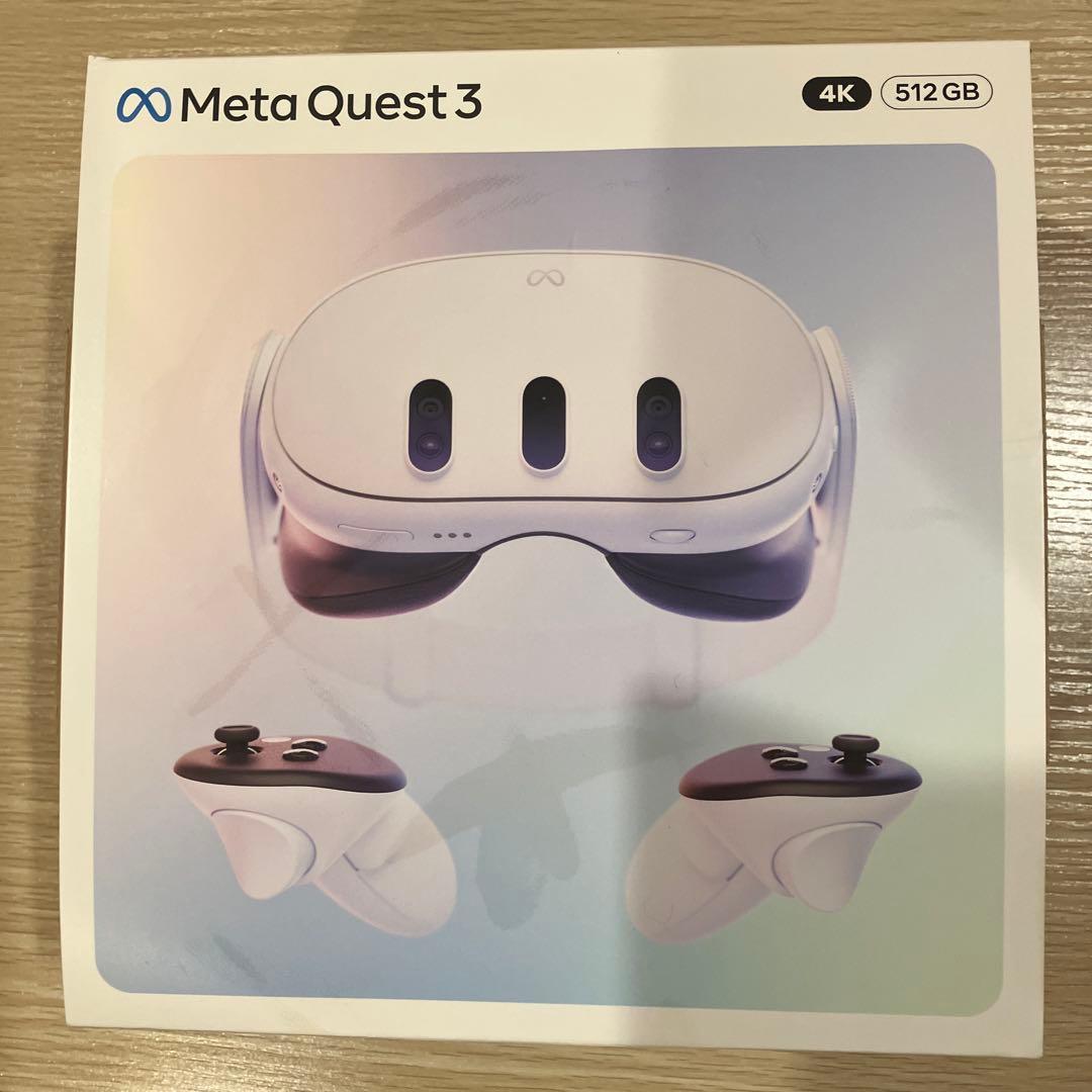 メタクエスト3 Meta quest3 512GB ストラップ付き目立った傷や汚れなし