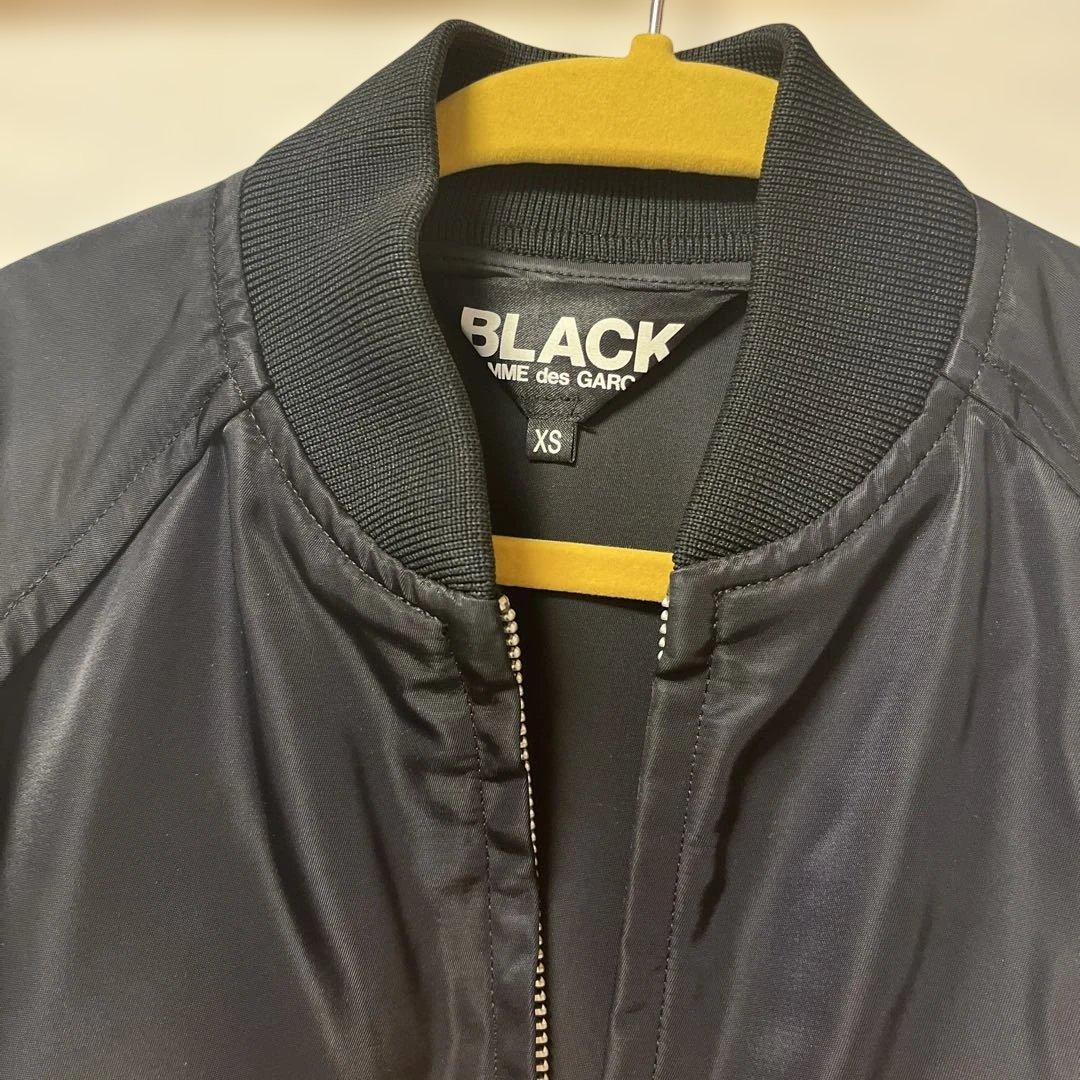 BLACK COMME des GARÇONS XS ブラック ロングコート BLACK COMME des GARÇONS XS ブラック ロングコート