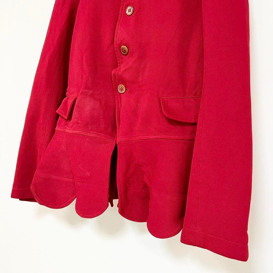 COMME des GARCONS コムコム 裾スカラップフリル染めジャケット