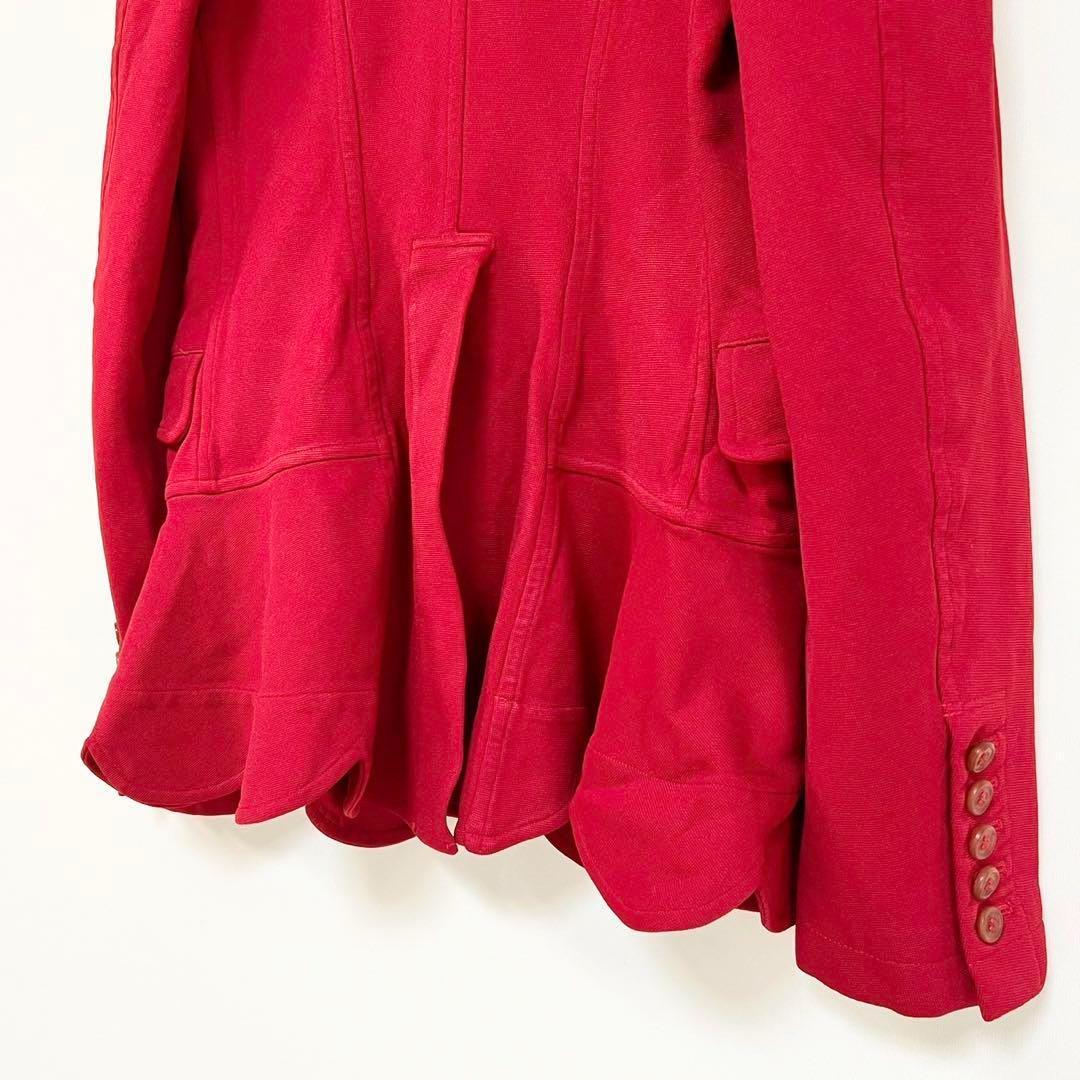 COMME des GARCONS コムコム 裾スカラップフリル染めジャケット