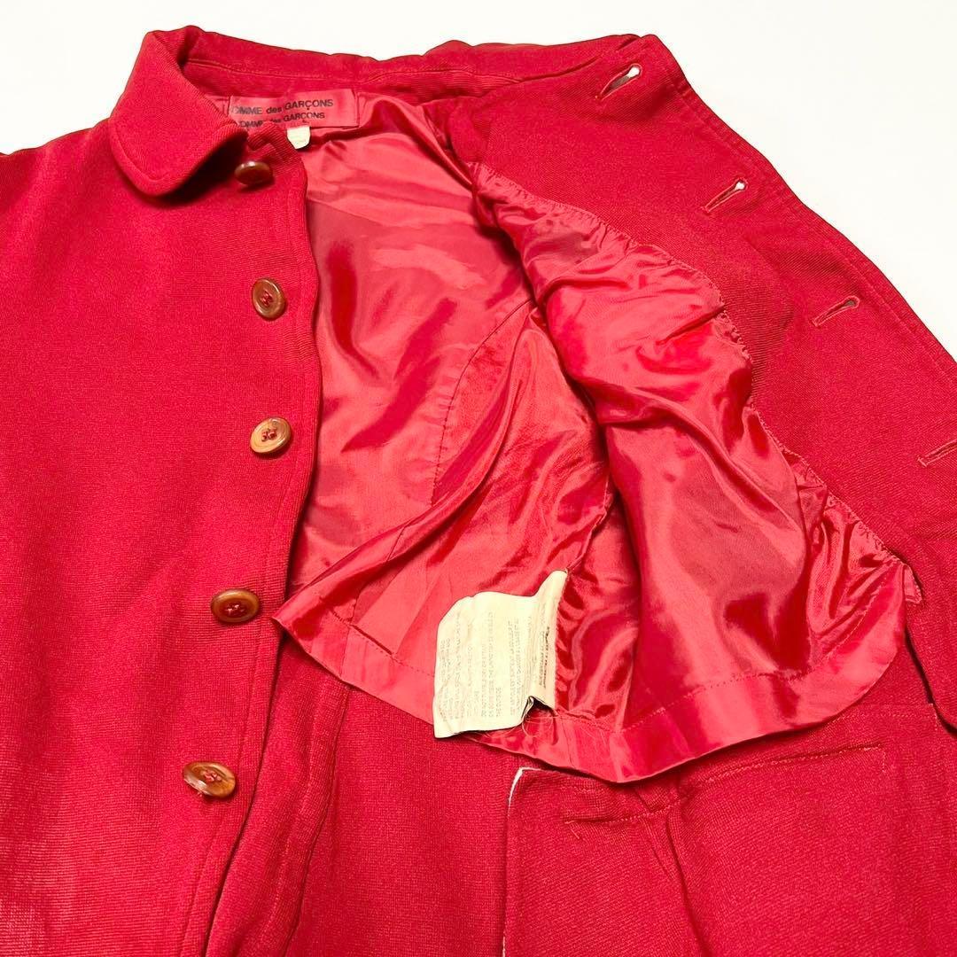 COMME des GARCONS コムコム 裾スカラップフリル染めジャケット