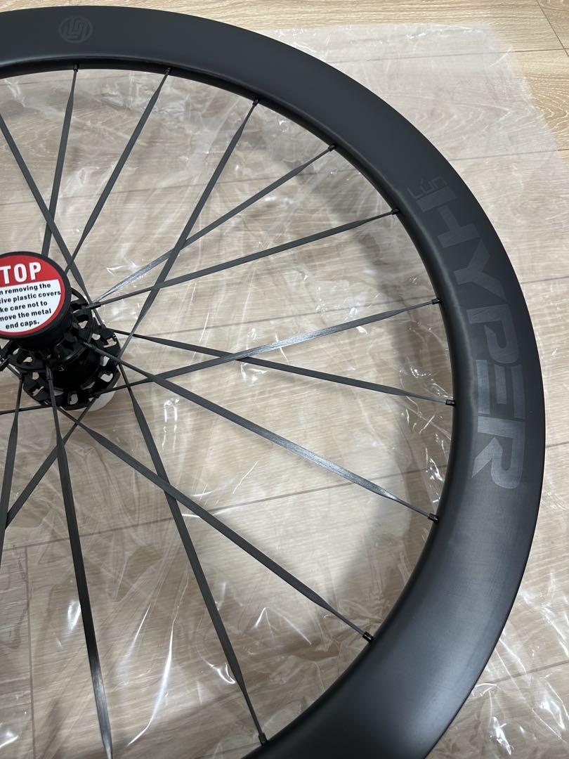 新品未使用 LUN HYPER 3 D45 カーボンホイール Lun ( ルン ) ロードバイク用ホイール(ディスクブレーキ用