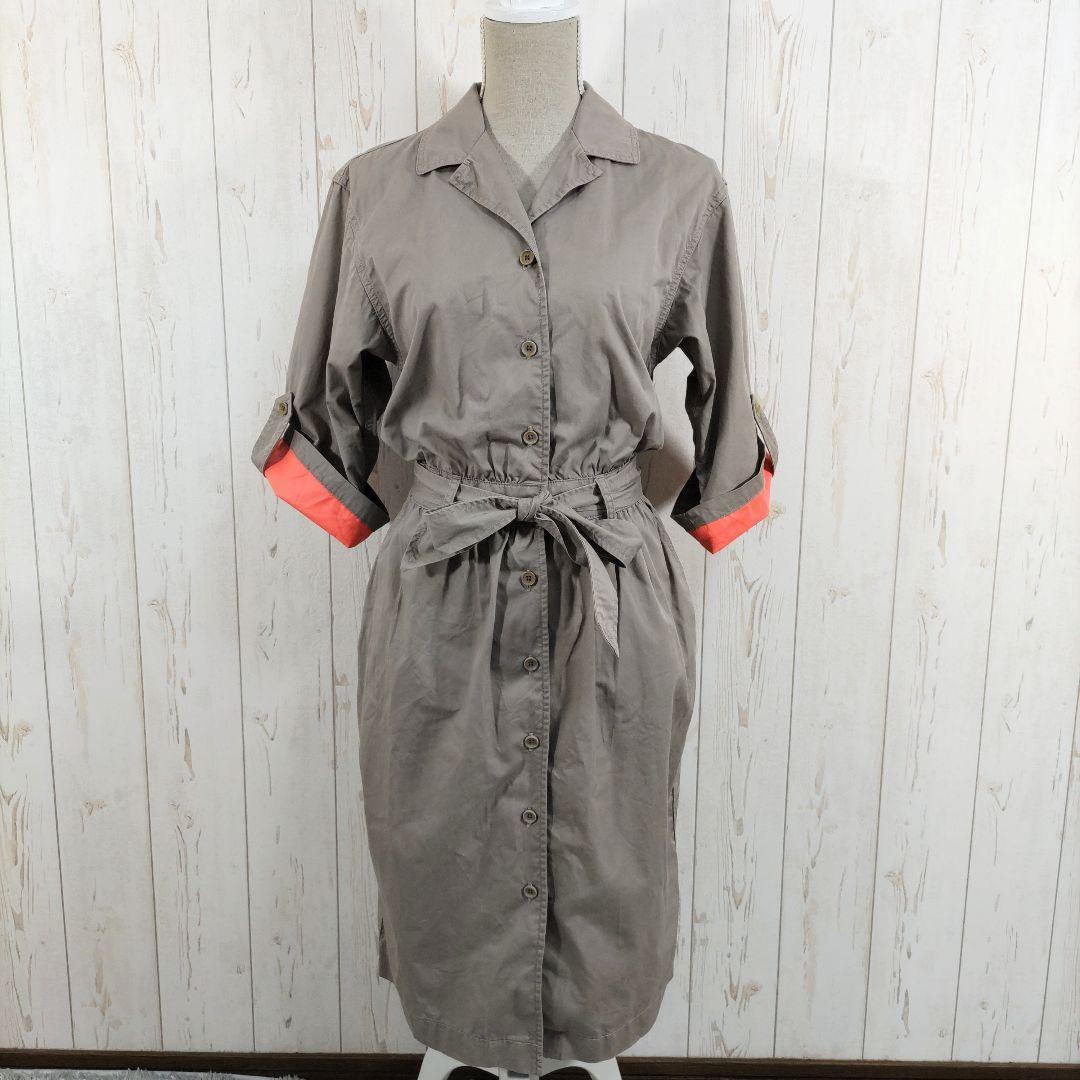 関税送料込★DIESEL/ベルト付き パネル シャツワンピース DIESEL ロングシャツワンピース ベルト付き 5分袖 - メルカリ