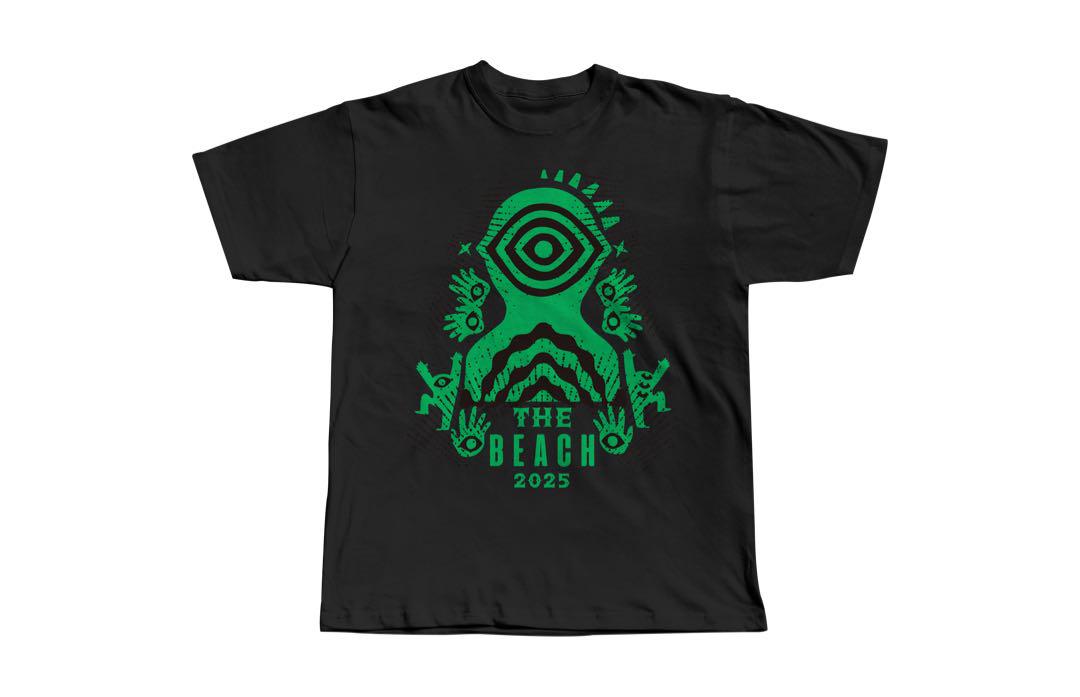 THE BEACH 2025 OFFICIAL Tシャツ BLACK - メルカリ