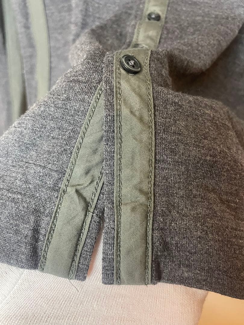 Sports Stripe Zebra 極美品 ポールスミス メニーボタン クルーネックニット ドッキング M 日本製