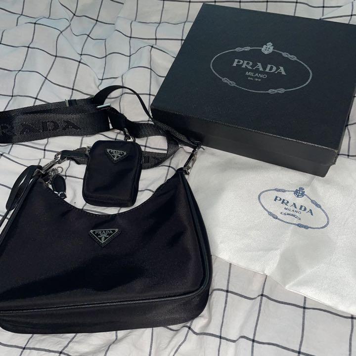 PRADA プラダ Re-Edition 2005 ナイロン ショルダーバッグ PRADA プラダ Re-Edition 2005 ナイロン ショルダーバッグ
