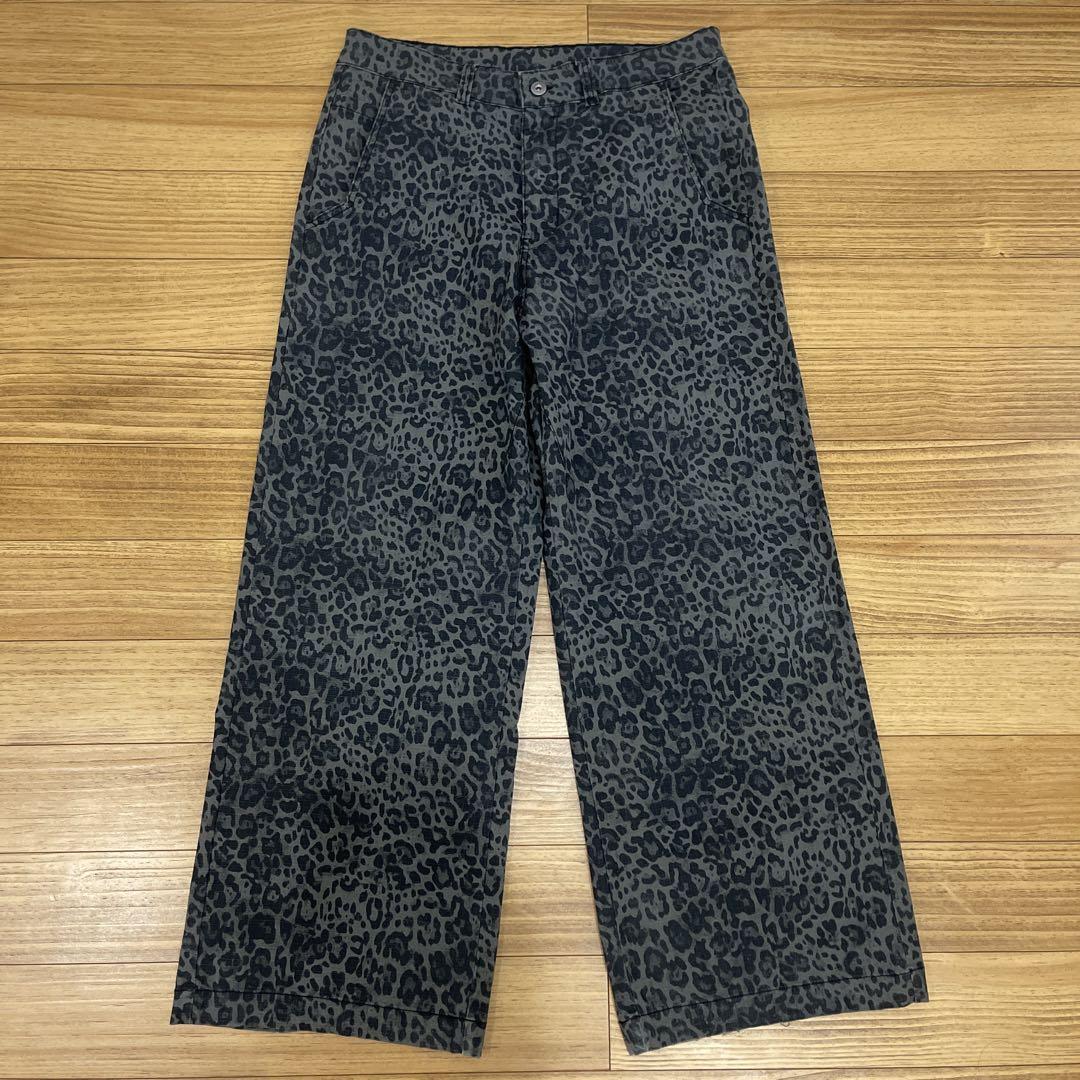 ZARA レオパード ワイドパンツ 豹柄 EUR42