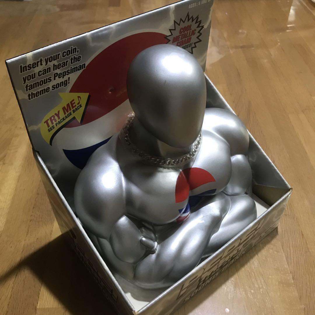 希少‼︎ 人気 PEPSIMAN SOUND BANK ペプシマン 貯金箱 奇跡】15年振りに起動!! ペプシマン貯金箱 / PEPSI MAN SOUND