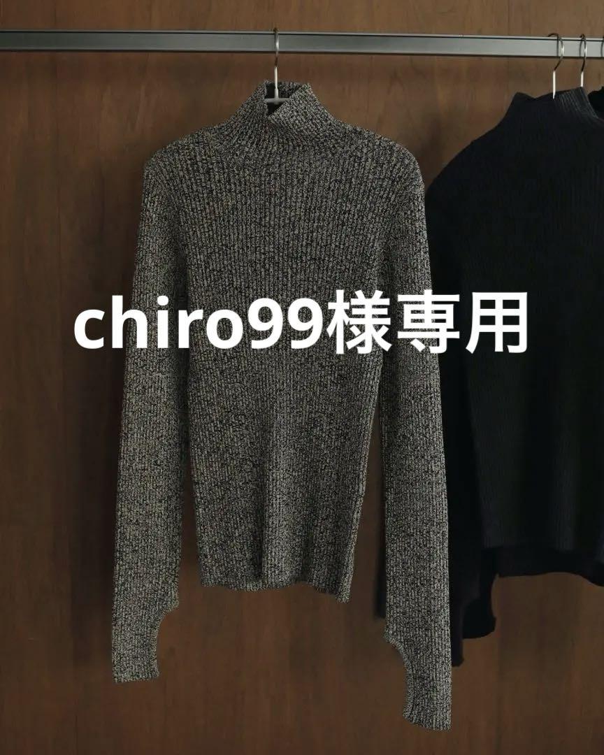 anuke アンヌーク　Slit Turtle Knit anuke Slit Turtle Knit