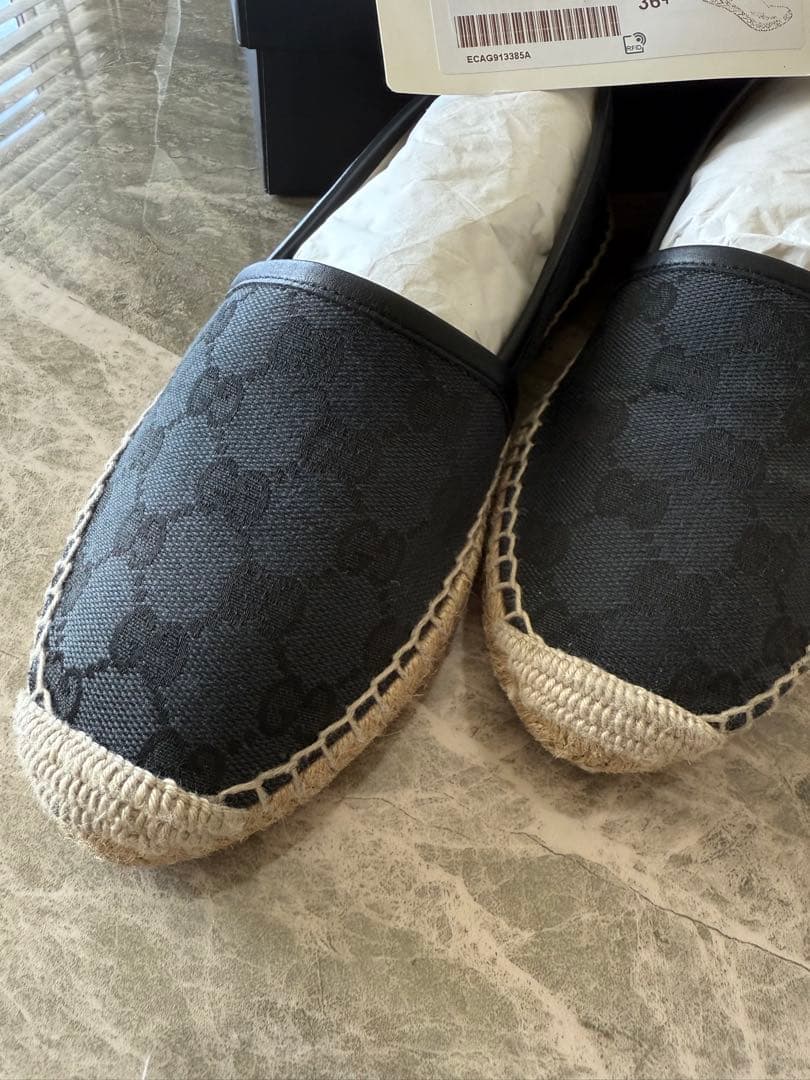 GUCCI KQWMO 1948 ブラック スリッポン 36+