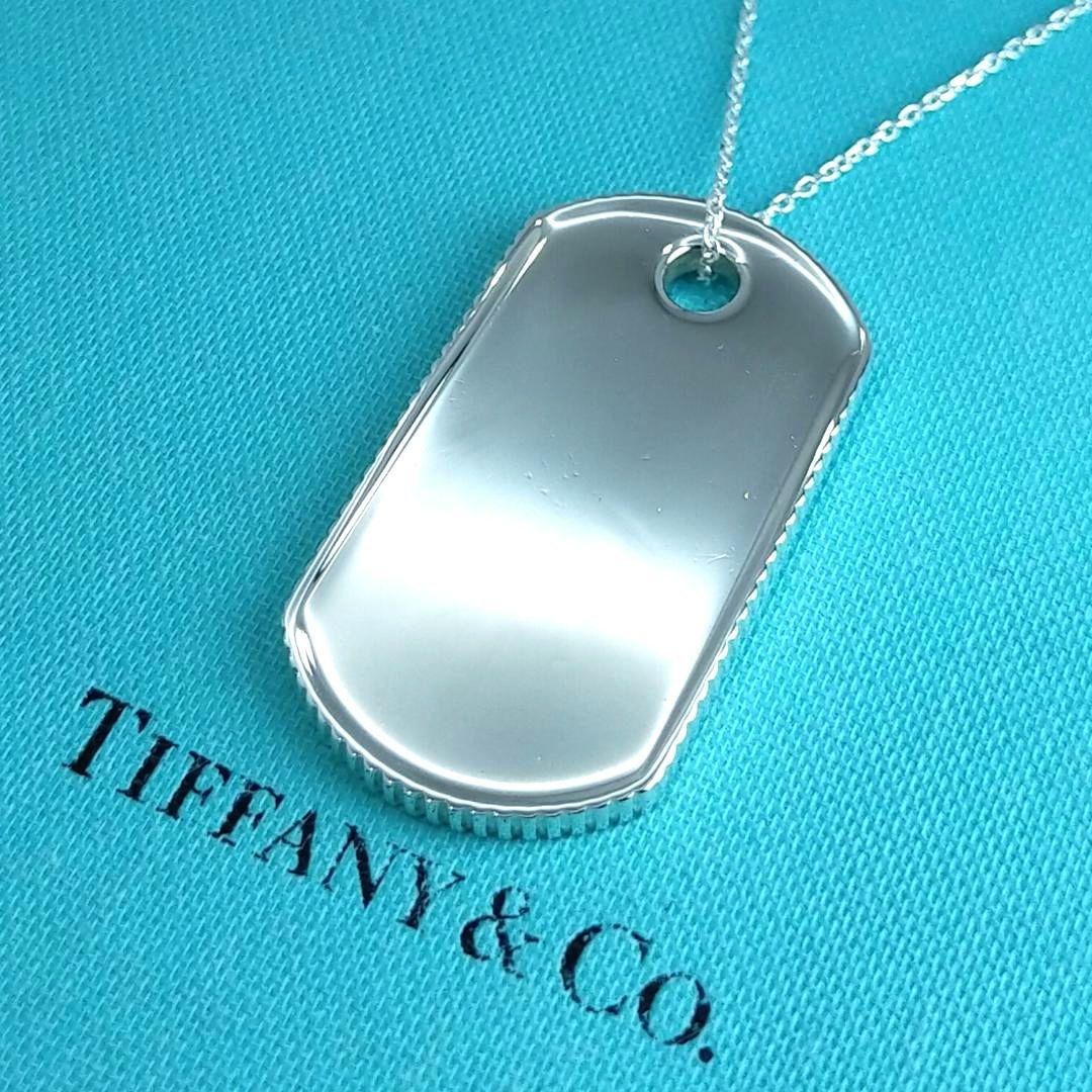 ティファニー ドッグ タグ コインエッジ ペンダント トップTIFFANY
