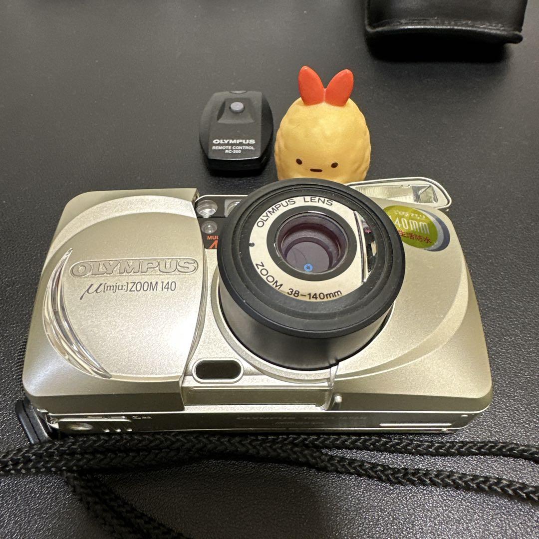 オリンパスOLYMPUS μ[mju:ZOOM 140 コンパクトカメラ　美品