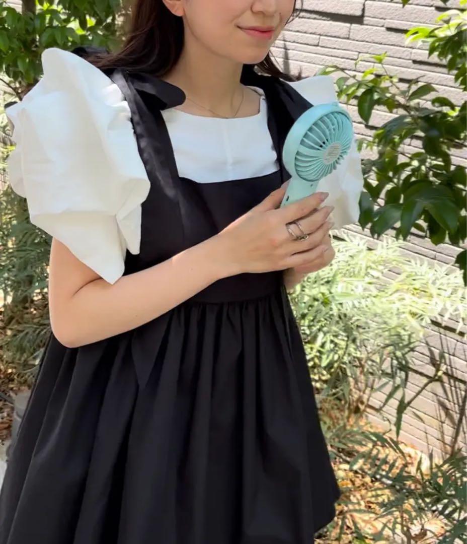 リボン ベスト ブラック