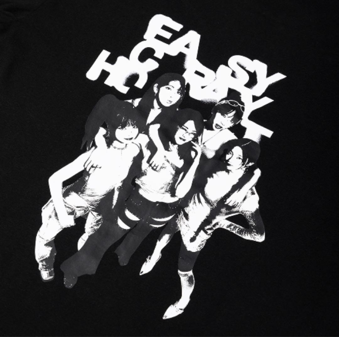 Le Sserafim Tシャツ 公式　XLサイズ LE SSERAFIM EASY CRAZY HOT フォト Tシャツ XL - メルカリ