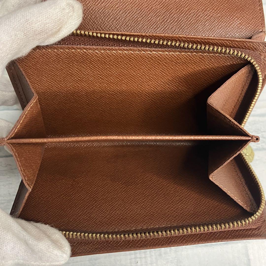 美品　55 LOUIS VUITTON ルイヴィトン　モノグラム　二つ折り財布
