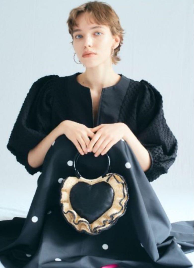 HIAND Dramatic dot skirt ドットロングスカート　美品